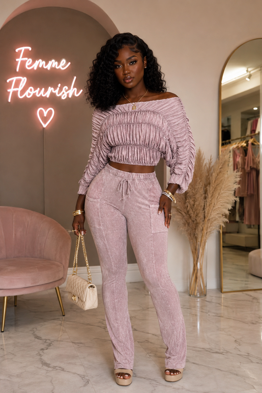 Pretty in Pink Two Piece Set